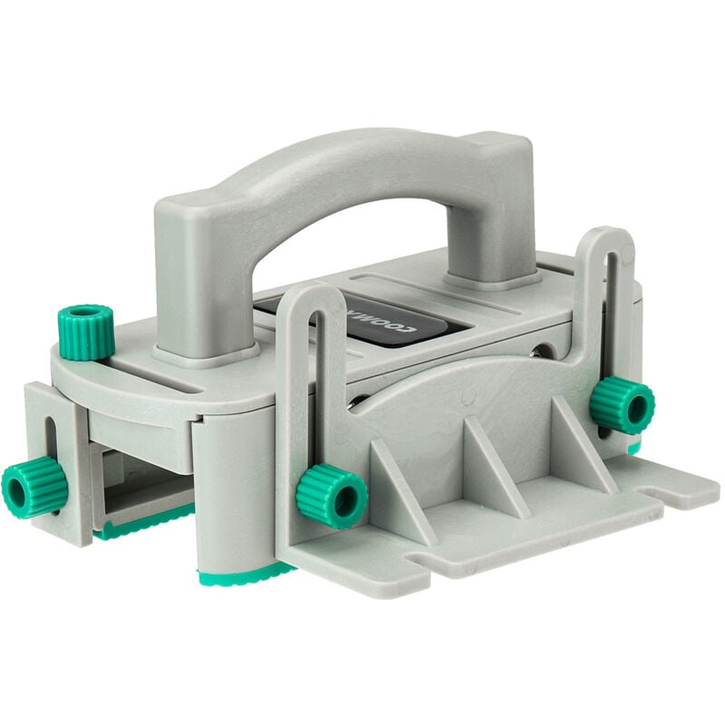 Bloc poussoir de scie à table 3D, outil de sécurité, plastique technique, 140x215x125 m, poignées antidérapantes contrôle de précision, regle de