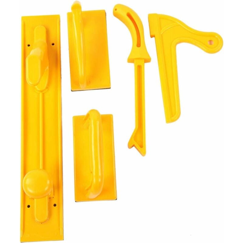 Bloc-Poussoir de sécurité bâton de poussée de sécurité 5 pièces Bloc-Poussoir de sécurité et Paquet de bâton Outils de Table de routeur à Bois