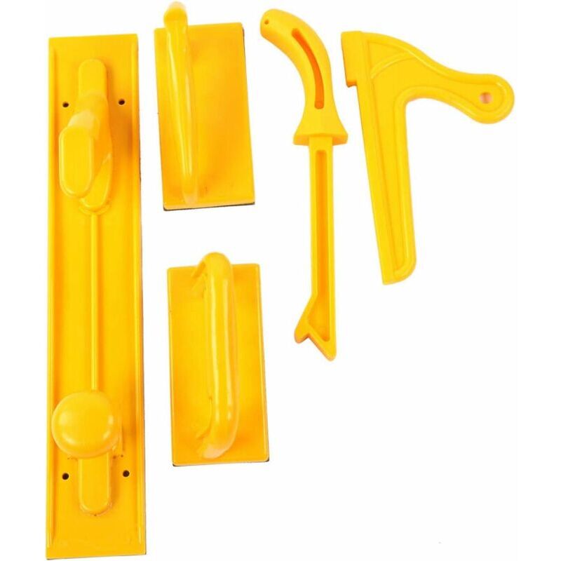 Alovez - Bloc-Poussoir de sécurité bâton de poussée de sécurité 5 pièces Bloc-Poussoir de sécurité et Paquet de bâton Outils de Table de routeur à