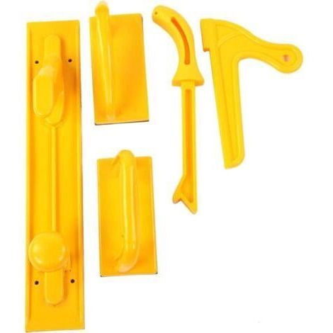 Bloc-Poussoir de sécurité bâton de poussée de sécurité 5 pièces Bloc-Poussoir de sécurité et Paquet de bâton Outils de Table de routeur à Bois