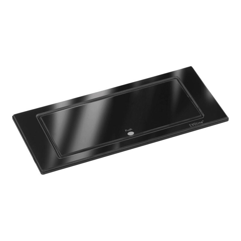 Bloc prises rotatif - Décor : Noir brillant Evoline