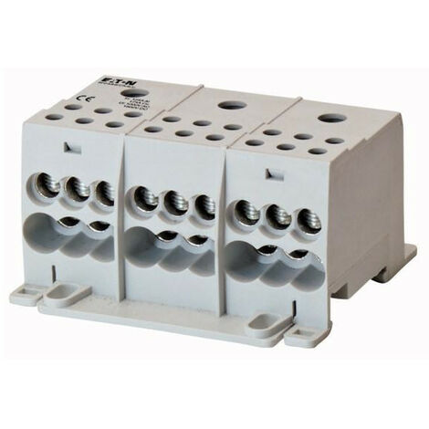 Bloc terminal BPZ-KB 175A 3P aluminium EATON BPZ-KB-6/175-ALU