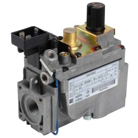 Bloc vanne gaz Nova 820 – Électrovanne pour chaudières et appareils de cuisson – Tension 230V – Filetage 1/2" pour installation rapide – SIT