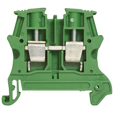 bloc viking 3 - 1 jonction - 1 entrée / 1 sortie - 6 mm2 - vert - a vis