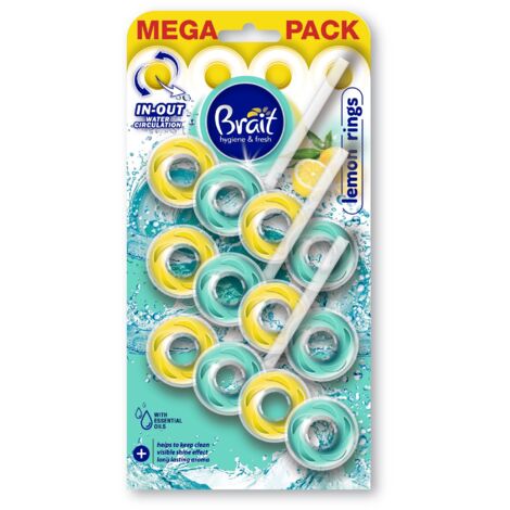 Bloc WC BRAI 2 phases Anneaux Citron 3 x 40 g