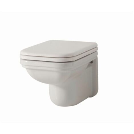 Bloc WC suspendu avec abattant blanc WALDORF - CRISTINA ONDYNA WD4115