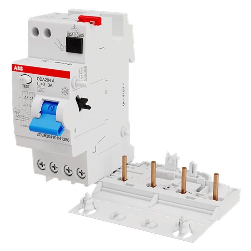 Bloc différentiel ABB DDA204 4P 40A 300mA type a 2 modules B427987