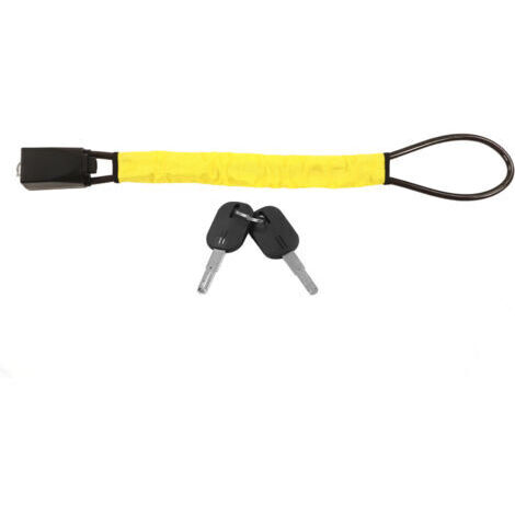 Bloccasterzo con 2 chiavi, compatibile con tutte le cinture di sicurezza per auto, SUV e altri veicoli.