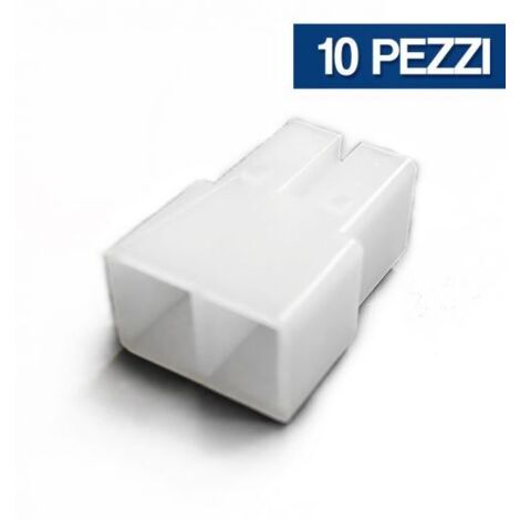 BLOCCHETTO CONNESSIONE CONNETTORE 2 VIE MASCHIO PZ 10 31892/10