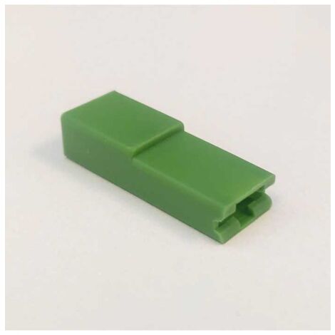 Blocchetto per Faston Femmina 6,3 Frontale Nylon Verde