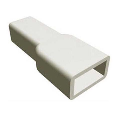 Blocchetto per Faston Maschio 6,3 Inserimento Posteriore Nylon Neutro