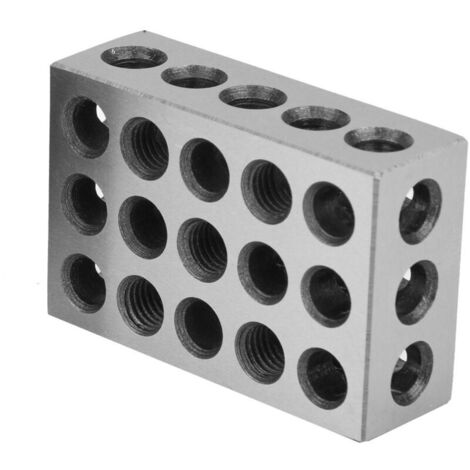 Blocchi di serraggio paralleli Eosnow, 2 pezzi, 25x50x75mm, 23 fori, fresatura, accessori per fresatrici