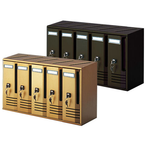 BLOCCHIERE CUBO BRONZO               -C6