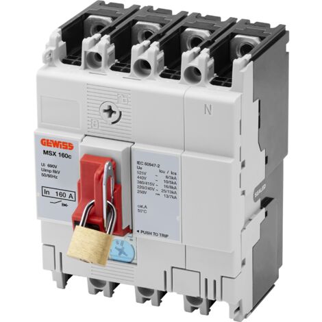 BLOCCO A LUCCHETTO MSX/D/E125-250 GEWISS GWD8672