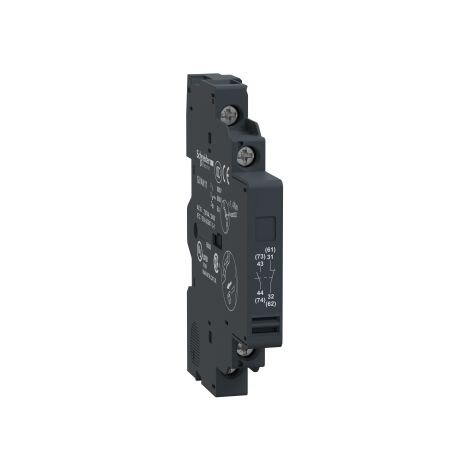 Blocco Contatti Ausiliari, TeSys Deca,1NO+1NC,montaggio lato sinistro