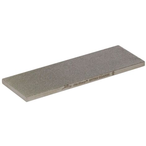 Blocco di affilatura DMT Dia-Sharp con rivestimento al diamante con superficie continua, a grana extra grossa, 15,2 cm / 6 pollici, D6X