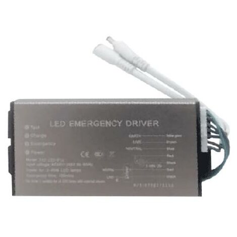 BLOCCO DI EMERGENZA 30-50W 85-265V AC 130X58X22MM AUT.2H