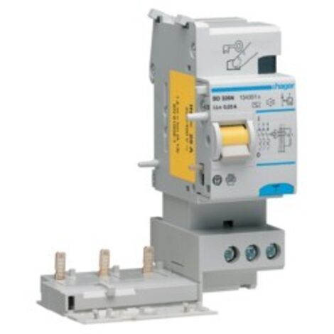 Blocco Differenziale 3P 30Ma 25A Ac 2M ( HAGER cod. BD326N )
