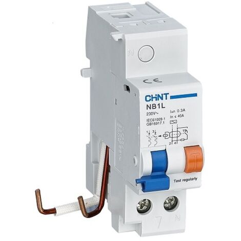 BLOCCO DIFFERENZIALE ACCOPPIABILE 2P 50/63A 500MA TIPO A CHINT 51653