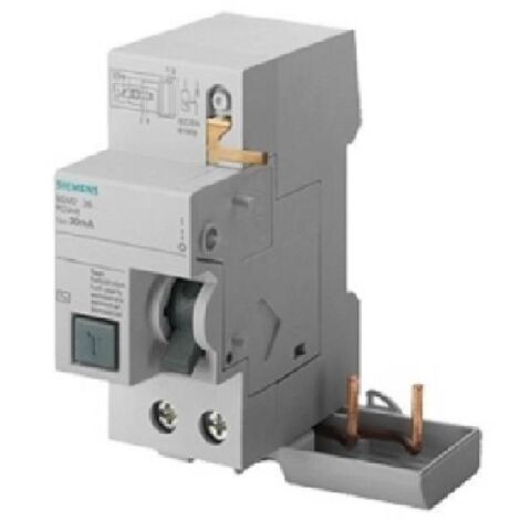 Blocco differenziale bipolare Tipo A 63A 30mA per 5SL4 Siemens 5SM23266