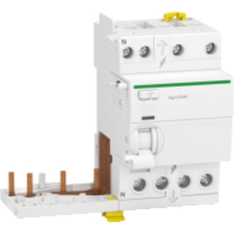 Blocco differenziale gruppo partenze Vigi iCG40 3P+N 40A 300mA Tipo AC - A9Y73740