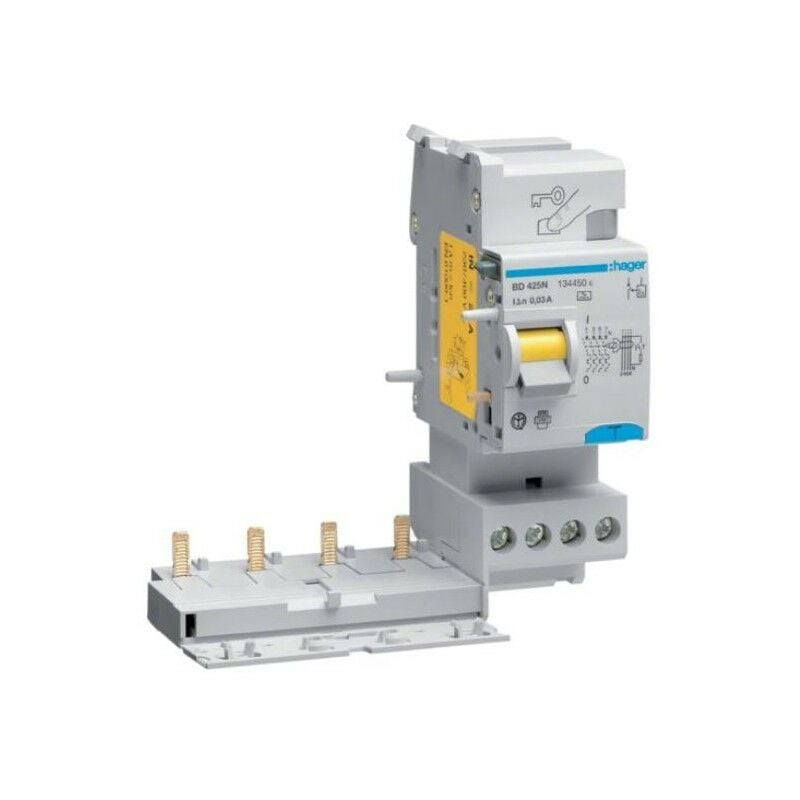 Hager - BD425N Bloc différentiel 4P 25A 30mA