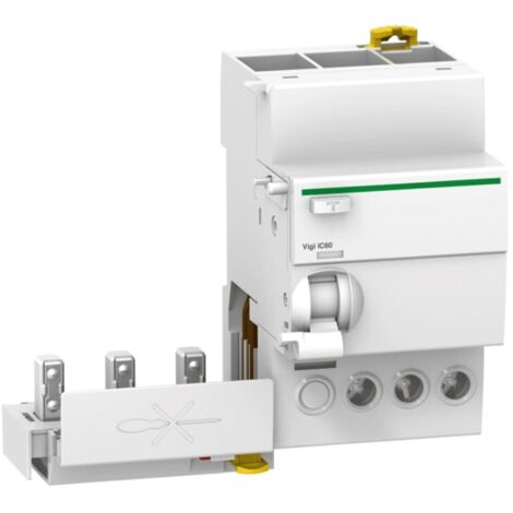 Blocco differenziale Schneider 3P 25A 30mA AC 3 moduli A9Q41325