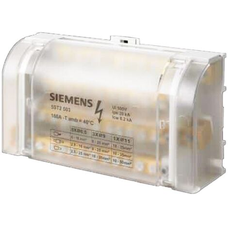 Blocco distributore Siemens a 4 poli 160A 5ST2503