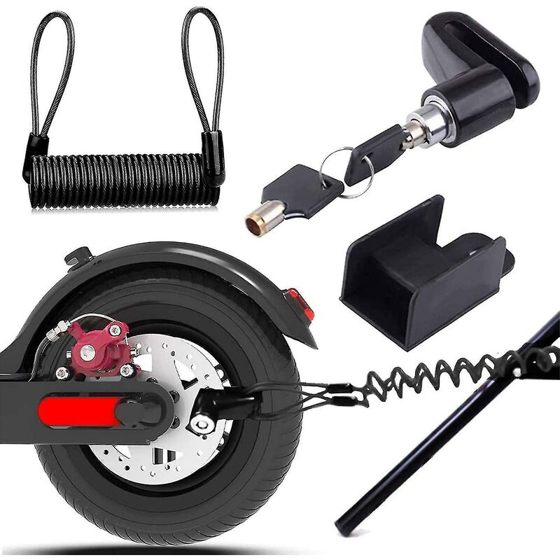 Blocco freno a disco, antifurto per scooter