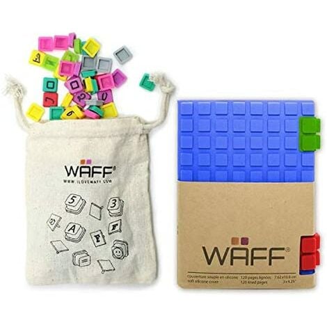 Blocco lettere blu di Waff Combo
