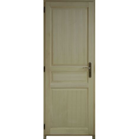 Blocco Porta Gd Falegnameria Paulownia Piena Traversa Destra H204 X L63 Dimensioni Tabella Spingere Destra