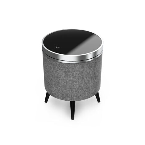 Block Helsinki Schwarz Tischlautsprecher Tisch mit Bluetooth Lautsprecher von Audioblock