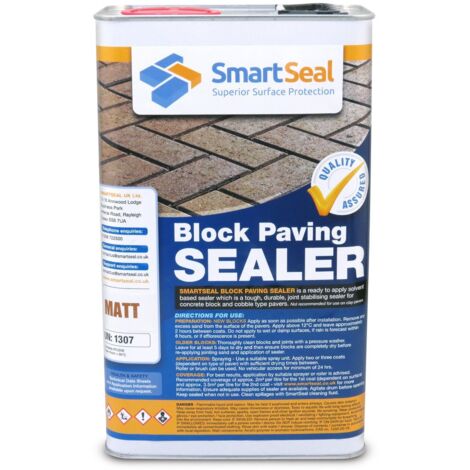 Block Paving Sealer - Matt - 2 x 5L
