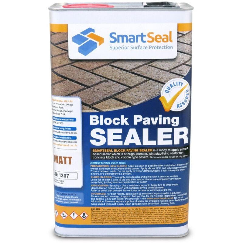 Smartseal - Block Paving Sealer - Matt - 2 x 5L