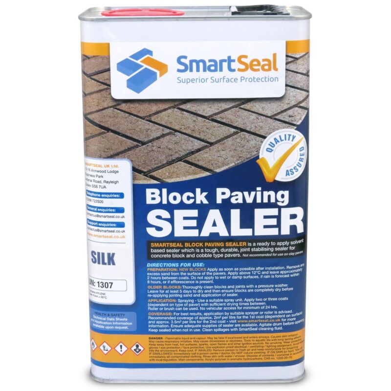 Smartseal - Block Paving Sealer - Silk - 2 x 5L