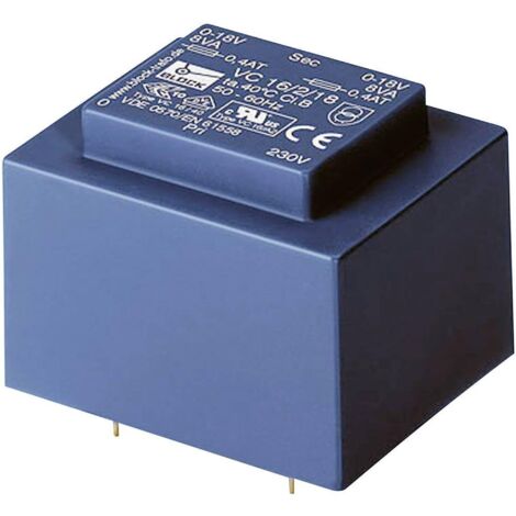 BLOCK VC 10/2/12 Trasformatore per PCB 1 x 230 V 2 x 12 V/AC 10 VA 416 mA