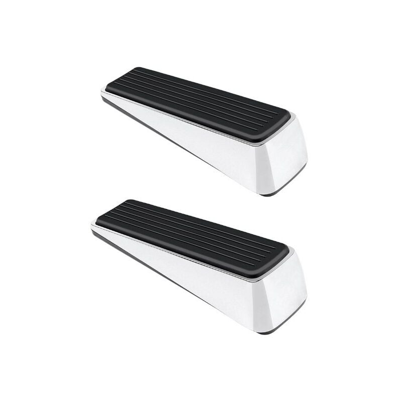 Csparkv - Blocs d'angle de porte robustes – Lot de 2 – Motif gâteau en alliage de zinc avec base en caoutchouc – Butées de porte – Butées solides,