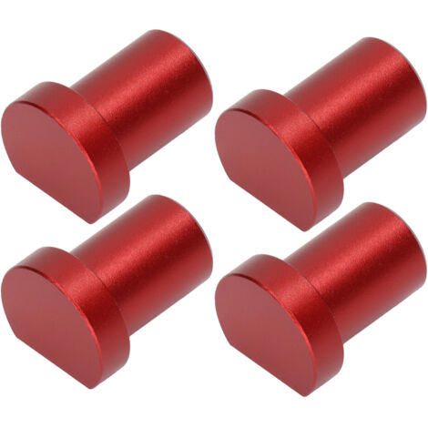 Blocs de butée de bureau pour menuiserie, arrêts de cheville polyvalents, diamètre 20 mm en rouge