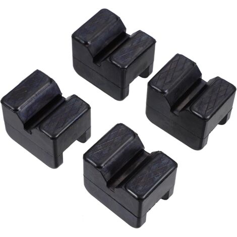 Blocs de cric en caoutchouc supports en caoutchouc noir durable