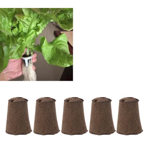 [Blocs de Germination] HRD TN0314 [Pastilles de Tourbe Réutilisables] - 50 Pastilles pour Jardinage, Hydroponie et Cultivation Sans Terre