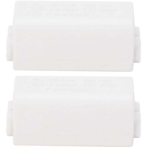 Blocs de Jonction 2Pcs Répartiteur Principal Haute Puissance Bloc de Jonction de Câblage 1 Entrée 2 Sorties en Forme de T Borniers à épissure Rapide Câble de Connexion ZK-1310 1000 V 80 A avec Coque I