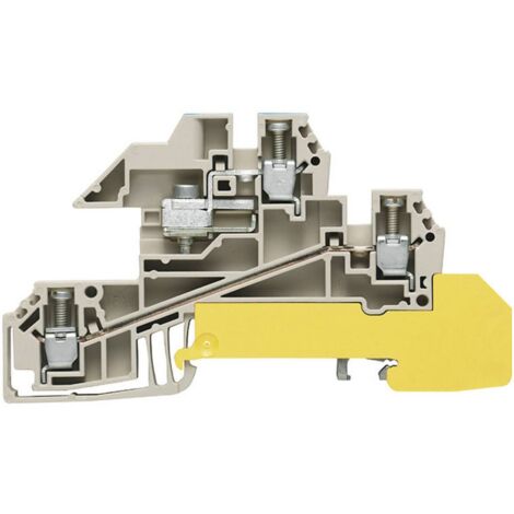 Blocs de jonction dérivateurs WDL Weidmüller WDL 2.5/S/NT/L/PE 1030600000-1 beige foncé 1 pc(s) D15035