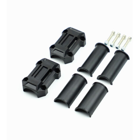 Blocs de protection contre les chocs pour motos adaptés aux pare-chocs Kawasaki et Yamaha, diamètre 22/25/28 mm.