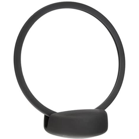 blomus 69160 - Specchio cosmetico con magnete, 17 x 9 x 18,5 cm, colore: Grigio