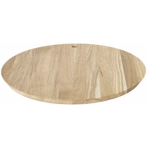 blomus BORDA Schneidbrett Rund, Schneidebrett, Holzbrett, Holz Brett, Eiche, Ø 30 cm, 63797