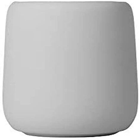 blomus -SONO 69066 - Bicchiere portaspazzolino in ceramica, con spazio per spazzolino e dentifricio, Soft Touch, accessorio esclusivo da bagno (A/L x P): 11 x 8,5 x 8,5 cm, Microchip