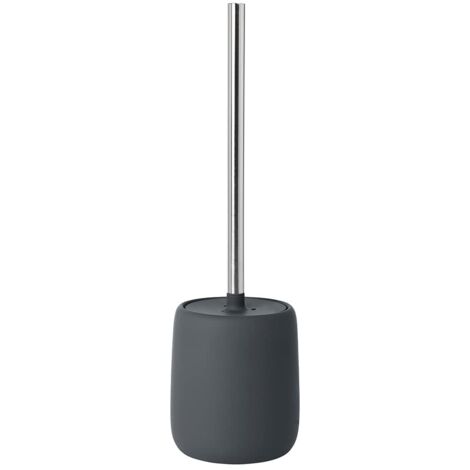 Blomus Sono Scopino per WC, Ceramica, plastica, Silicone, Magnet, H 39 cm, Ø 11 cm