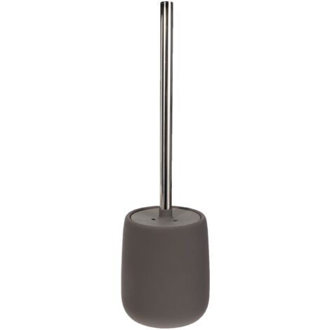blomus -SONO - Scopino per WC in ceramica/plastica, satellite, set WC, Soft Touch, igienico, autoportante, accessorio per il bagno (altezza x larghezza x profondità): 39 x 11 x 11 cm, satellite, 69047