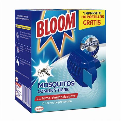 BLOOM MOSQUITOS ELECTRICO PASTIL AP+10P -