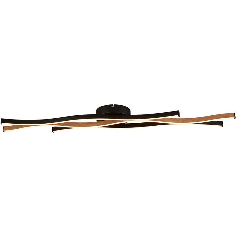 Bloom Plafoniera led Swirl, colore nero con